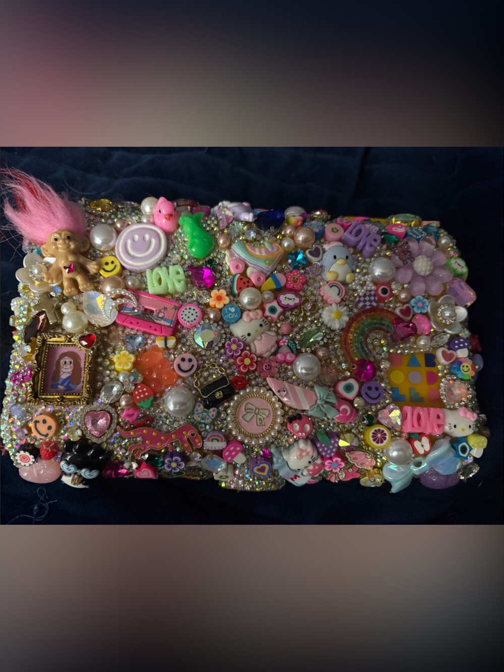 Caboodles Pink Multicolor Jeweled Women's Traveling Make up case